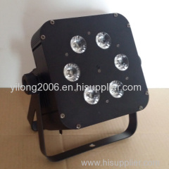 factory price 6X15W RGBWA 5in1 battery wireless led par64/wedding decoration/led lighting