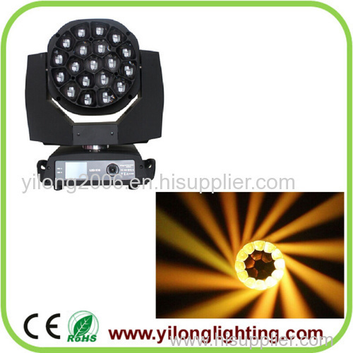 19x15w RGBW bee moving head beam light/moving head wash/stage lighting