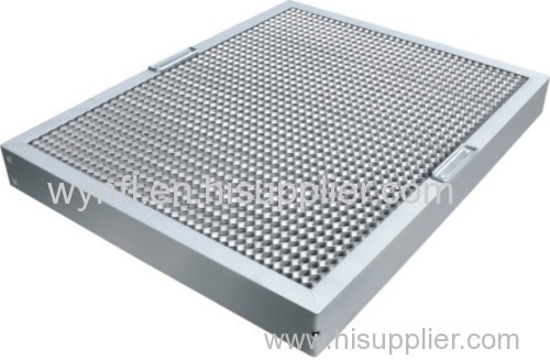 Commercial Kitchen range hood canopy honeycomb grease filter