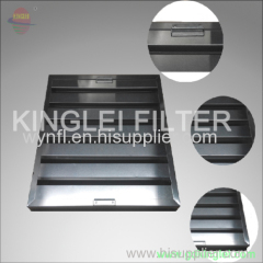 kitchen exhaust hood chimney Stainless steel baffle grease filter