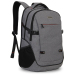 Grey Linen Unique School Girls Fancy Laptop Backpack Bags