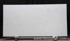 Late Winter-White Quartz Stone Slab with grey stripe