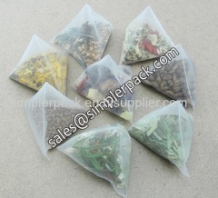 Automatic Nylon Pyramid French Rose Tea Bag Packing Machine with Rectangle Outer Envelope