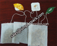 Simple Filter Paper Cameroon Tea Bag Packing Machine with Thread and Tag