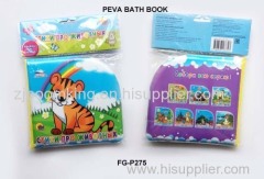 Round Corner Soft Material Baby Bath Book with CMYK printing