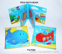 PEVA material baby bath book