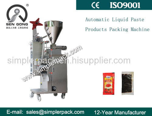 Automatic Four Sides Seal Bag Tomato Ketchup Packaging Machine