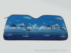 Colorful Printing Front Car Sunshade Made of PE Bubble