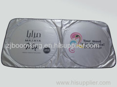 Nylon Car Sunshade with Customized Printing Available