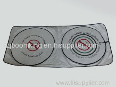 Nylon Car Sunshade with Customized Printing Available