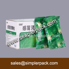 Three Sides Seal Bag Pharmaceutical Granules Packing Machine