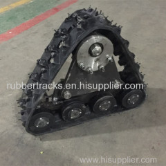 Agriculture machinery matching beach vehicle and atv track system