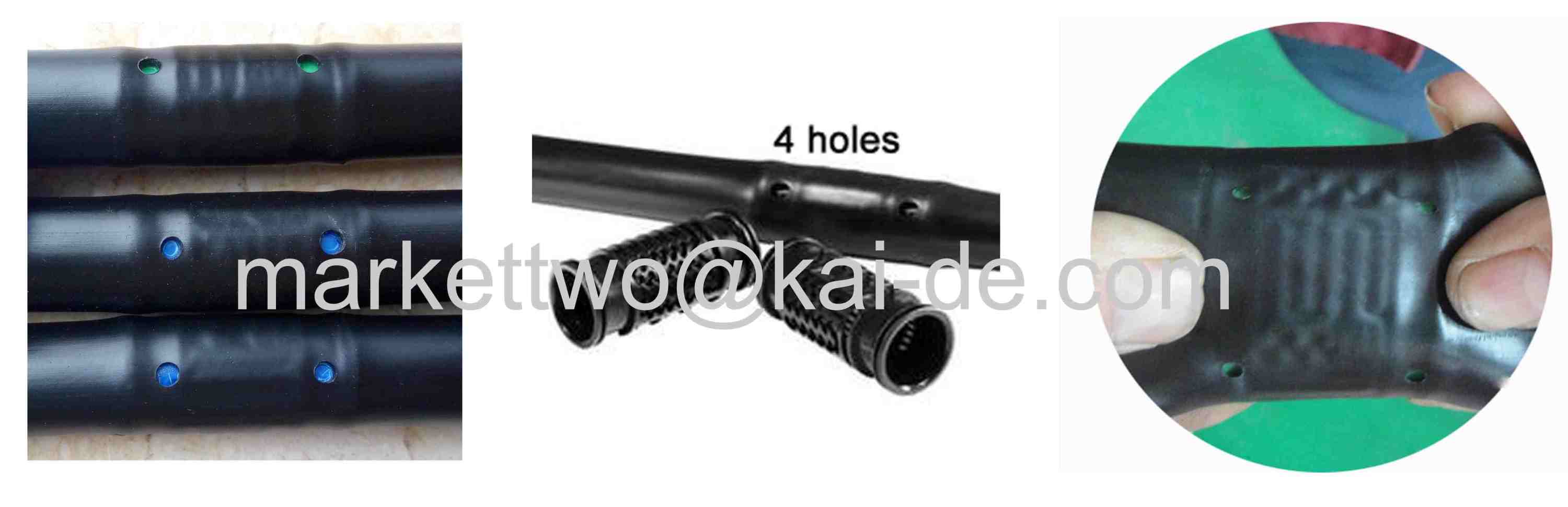4 Holes Round Drip Irrigation Pipe Machine