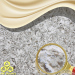 Alps-Snow and Rock feeling Quartz Stone Slab for Countertop