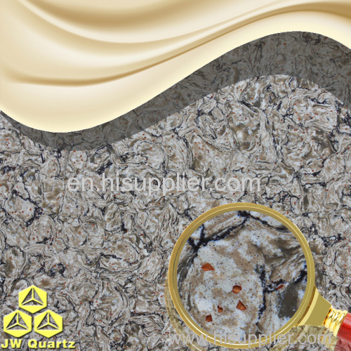 Venice-Stain Resistant Quartz Stone Slab for Countertop