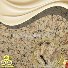 Mature Beige-Nice Quartz Stone Slab for Countertop