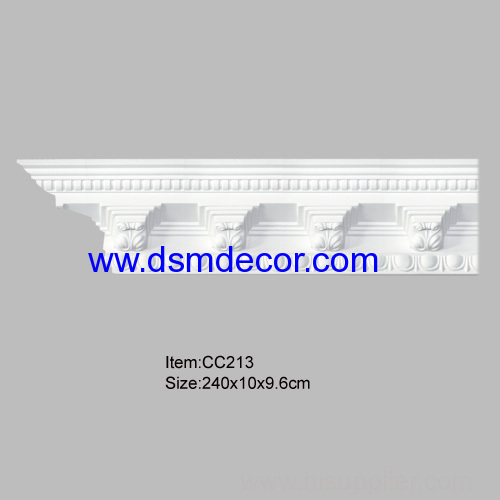 High Density PU Cornice for Interior Decoration