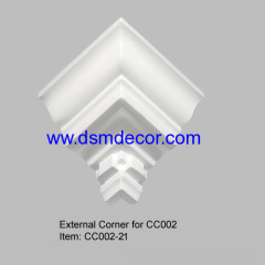 Dental Polyurethane Foam Crown Mouldings for Interior Decoration