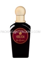 Embossed Perfume Bottle Labels in Gold Words