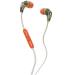 New Skullcandy 50/50 In-Ear Bud Stereo Headphones W/Mic Remote Headset Camo Orange