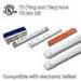 Energy Saving 600mm SMD LED T8 Tube Light 9W Led Fluorescent Tube Light