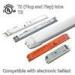 Warm White T8 Dimmable Led Tube Lights 600mm AC 100V - 277V 50Hz / 60Hz
