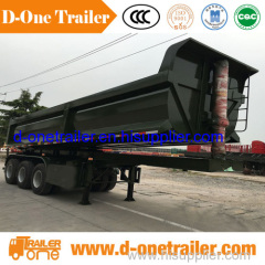 China made heavy duty tipper trailer rear dump semi trailer