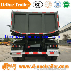 China made heavy duty tipper trailer rear dump semi trailer