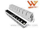 Black / White High Efficiency COB LED Linear Downlight 20W 3 Years Warranty