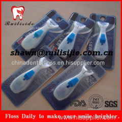 Reusable PTFE dental floss holder