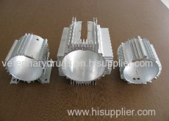 Extruded Aluminium Power heatsink for Motor Shells ODM supplier