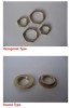 Brass clamp ring Hexagonal or Round Type