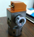 wire extrusion head for small solid skin wire