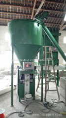 Dry mortar mixer system from