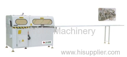 pvc window door single head cutting saw machine