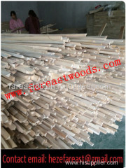 Paulownia Chamfer Wood Strips / Paulownia Strips for Decoration