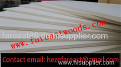 Bleached Paulownia Edge Glud Board with Shrink Film Color Paper