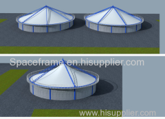 High quality membrane structure sludge or biogas shed