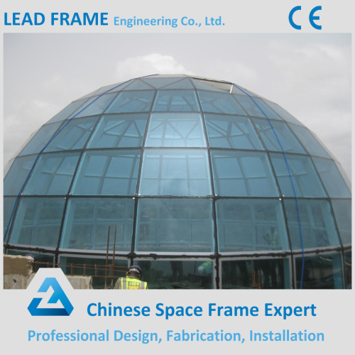 Prefabricated Steel Glass Dome Roof for Building