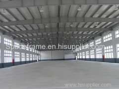 light prefabricated steel building workshop hanger