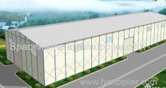 light prefabricated steel building workshop hanger