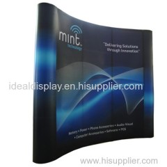 Magnetic pop up trade show display exhibit booth
