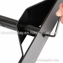 Flex display screen adjustable banner stand