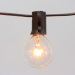 Decorative G40 Clear Bulb umbrella Light String 25CT