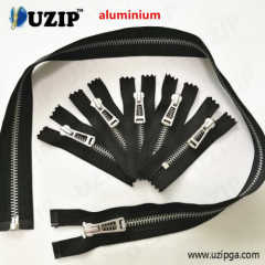aluminium color dull sliver metalic zippers