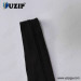 Matt black fastener and heavy duty metal zipper