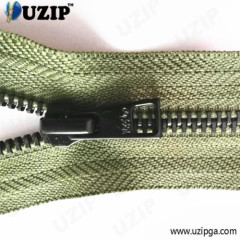 Black matt Metallic Zipper and Closed Ended Zipper