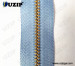 brass zips and zippers for jeans