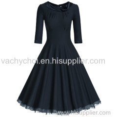Vintage A Line Flare Rockabilly Dresses