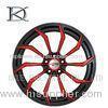 Professional Car 13 Racing Wheels 2 Pieces Gloss Black Finished